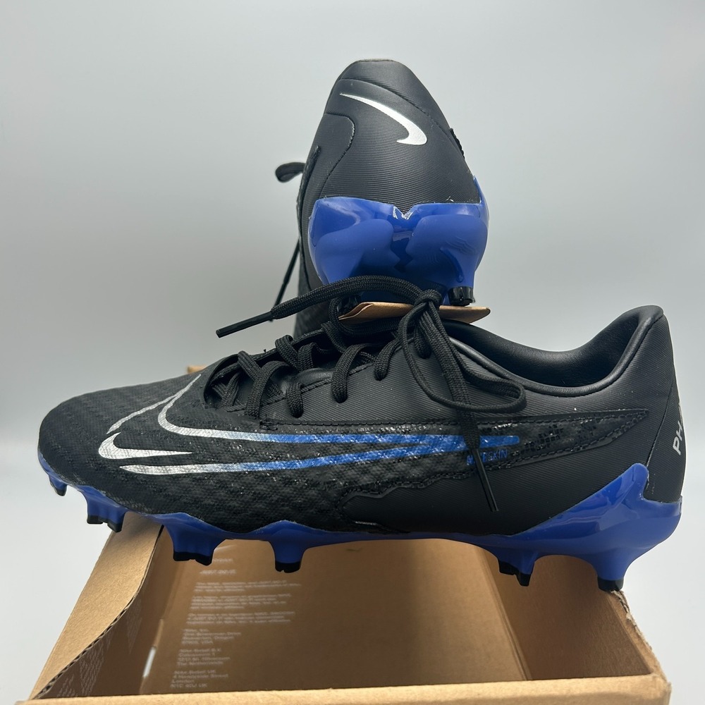 Nike Phantom GX Soccer Cleats DD9473-040 BlackChrome Hyper Royal SZ M 5/W 6.5 - Picture 2 of 13